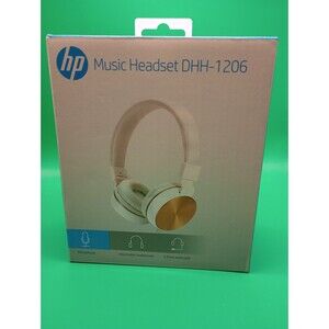 HP music Headset DHH - 1206 With Mic, Audio Jack And They're Adjustable